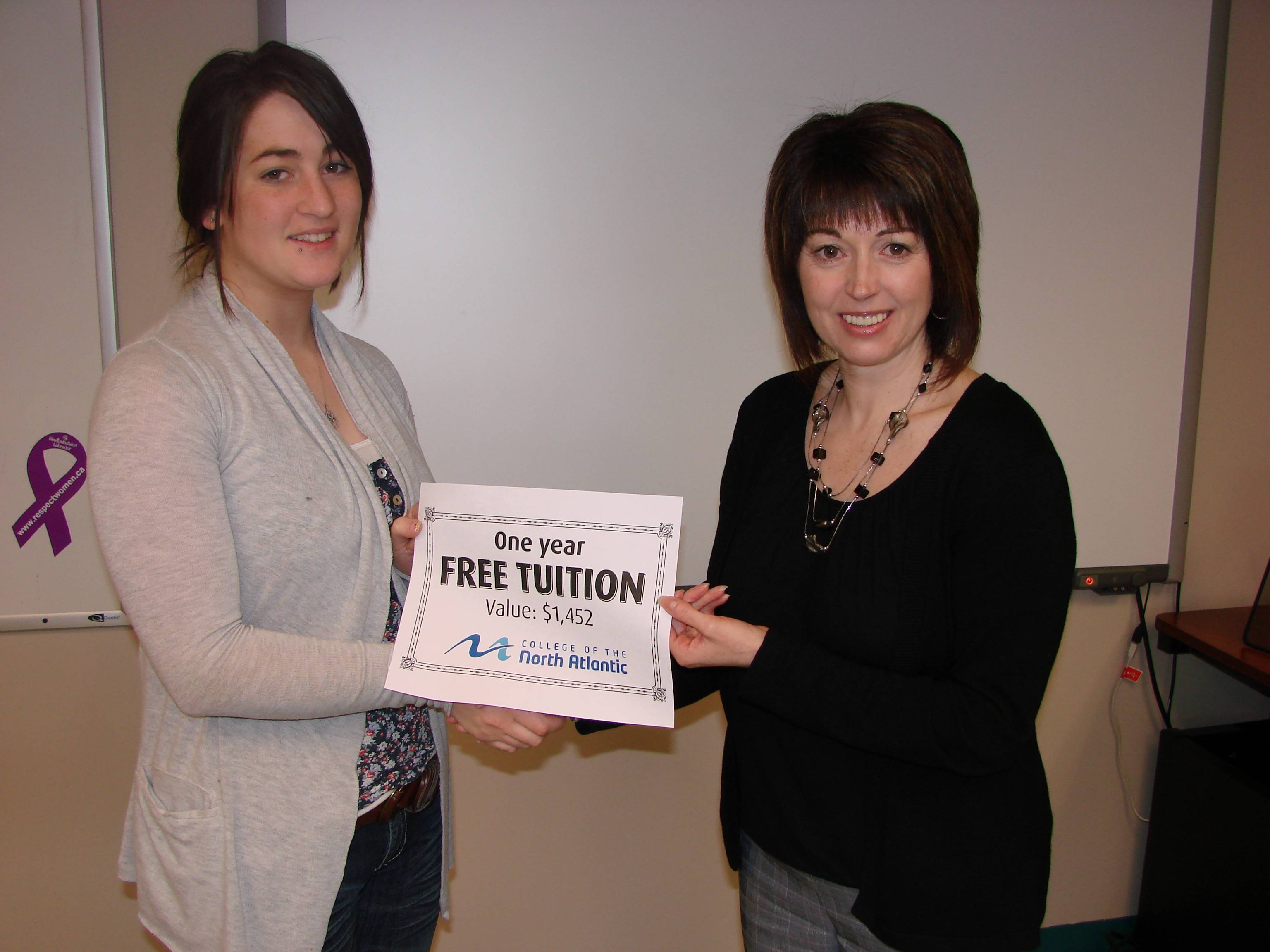 Clarenville student wins free tuition in CNA’s Winter Crew contest
