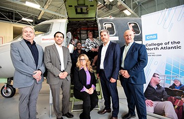 CNA celebrates Bombardier support of aviation programs